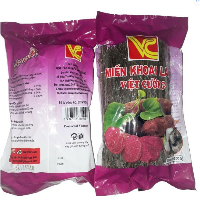 Miến Khoai lang Việt Cường 500g